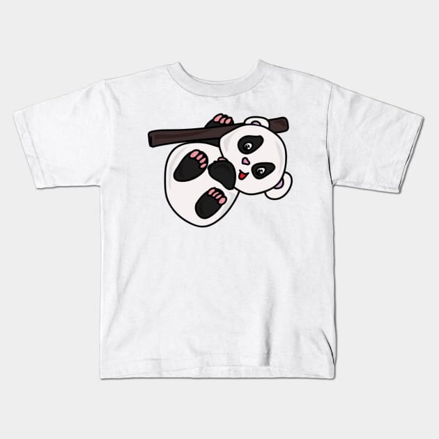 Baby panda Kids T-Shirt by aboss